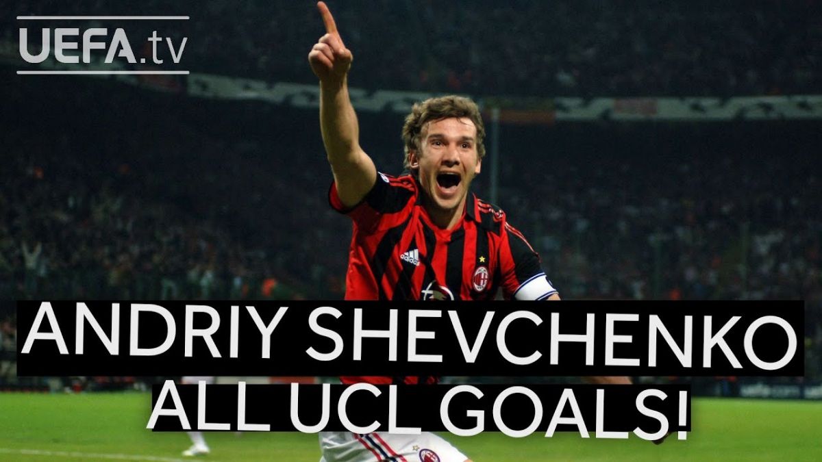 تمام گلهای آندری شوچنکو در لیگ قهرمانان اروپا