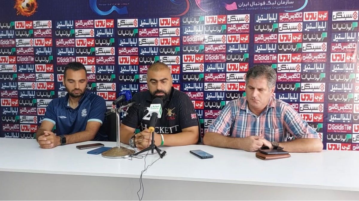 اختصاصی/ کنفرانس خبری قبل از بازی تیم های ملوان و ذوب آهن
