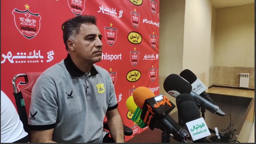 اختصاصی/ کنفرانس خبری رضا پرکاس سرمربی تیم صنعت نفت آبادان قبل از دیدار با پرسپولیس