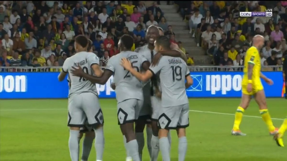 گل سوم پاری سن ژرمن به نانت (نونو مندز)