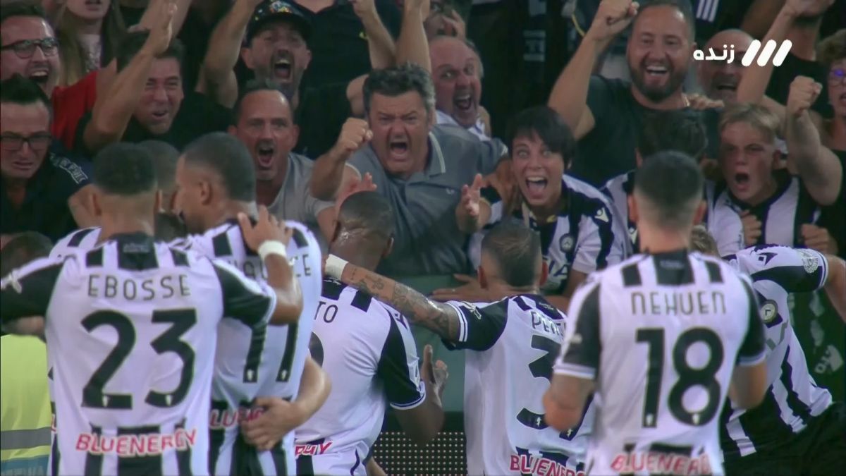 گل چهارم اودینزه به رم (لووریچ)