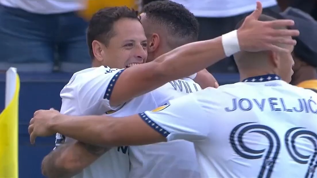 دبل چیچاریتو در بازی لس آنجلس گلکسی و اسپورتینگ کانزاس