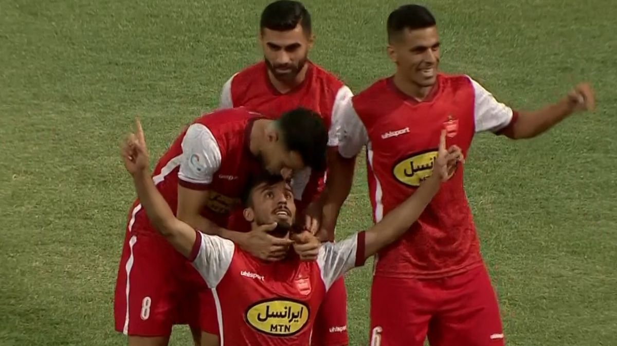 گل دوم پرسپولیس به هوادار (گل زیبای سعید صادقی)