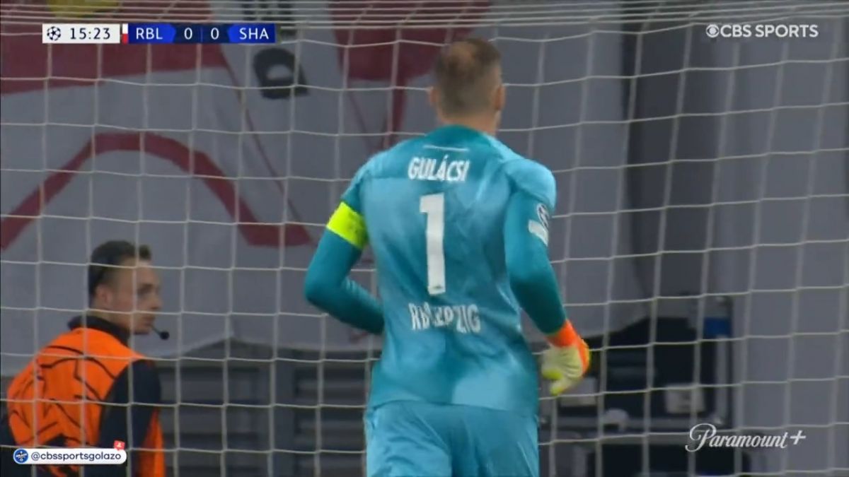 گل اول شاختار به آربی لایپزیش (اشود روی اشتباه عجیب دروازه بان)