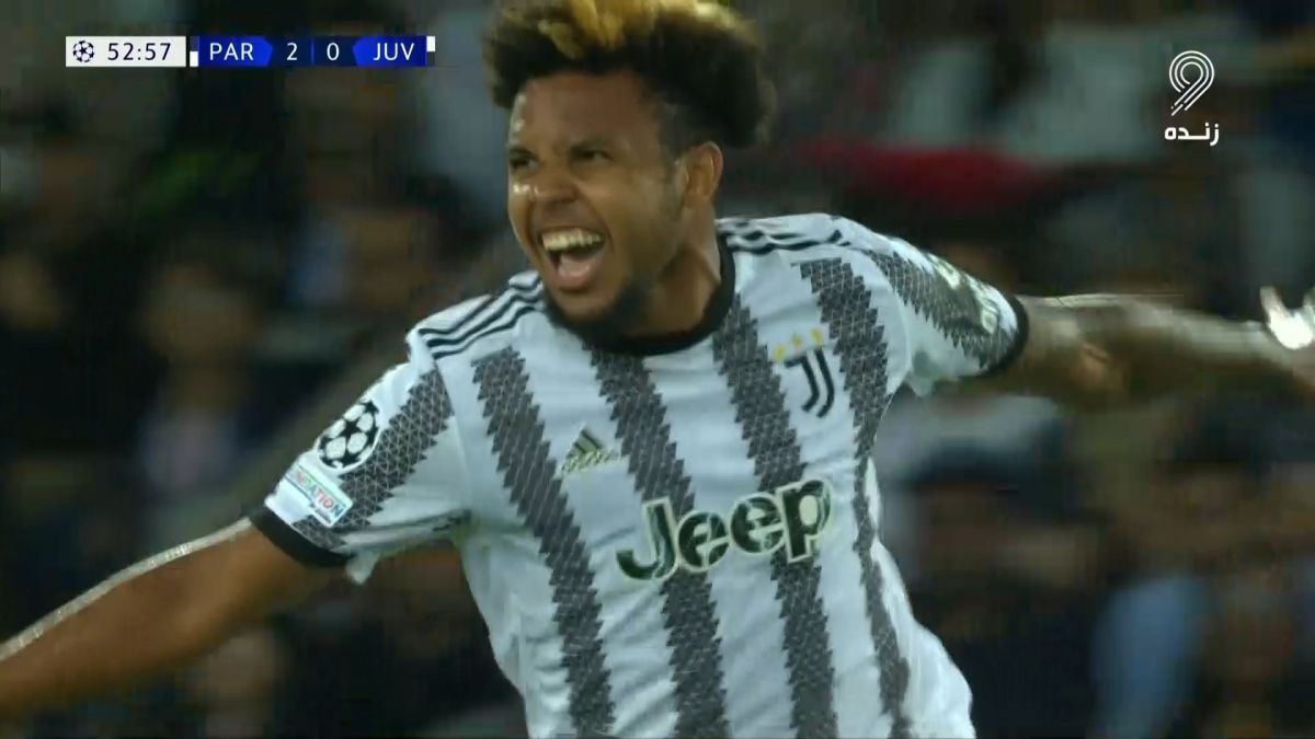 گل اول یوونتوس به پاری سن ژرمن (مک کنی)
