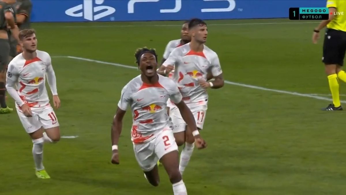 گل اول آربی لایپزیش به شاختار (سیماکان)