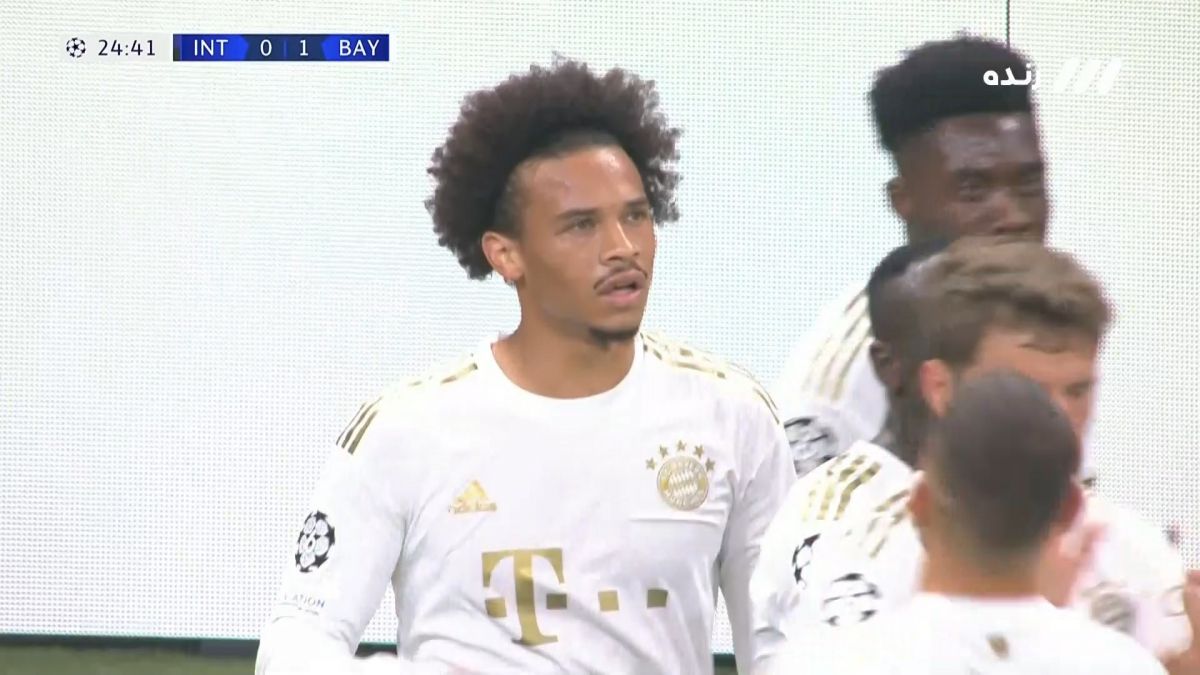 گل اول بایرن مونیخ به اینتر (لروی سانه)