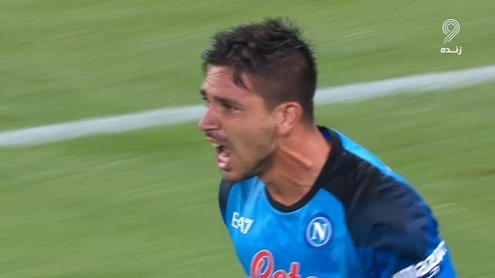 گل سوم ناپولی به لیورپول (جیوانی سیمئونه)