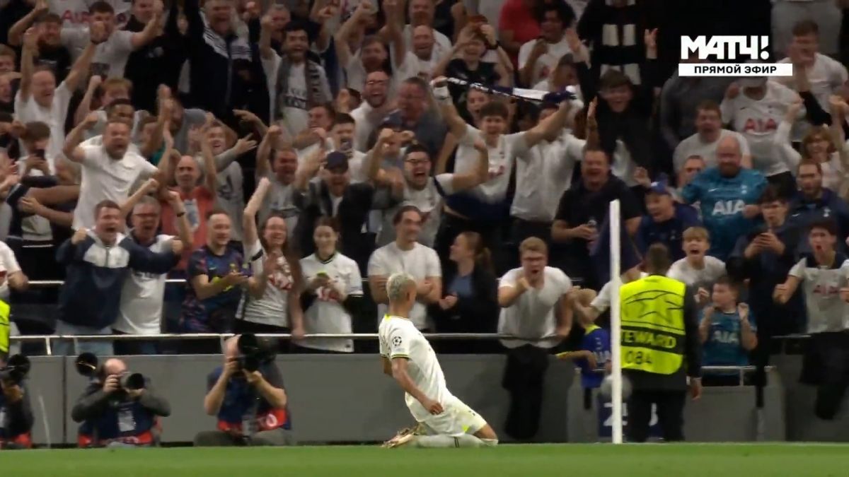 گل اول تاتنهام به مارسی (ریچارلیسون)