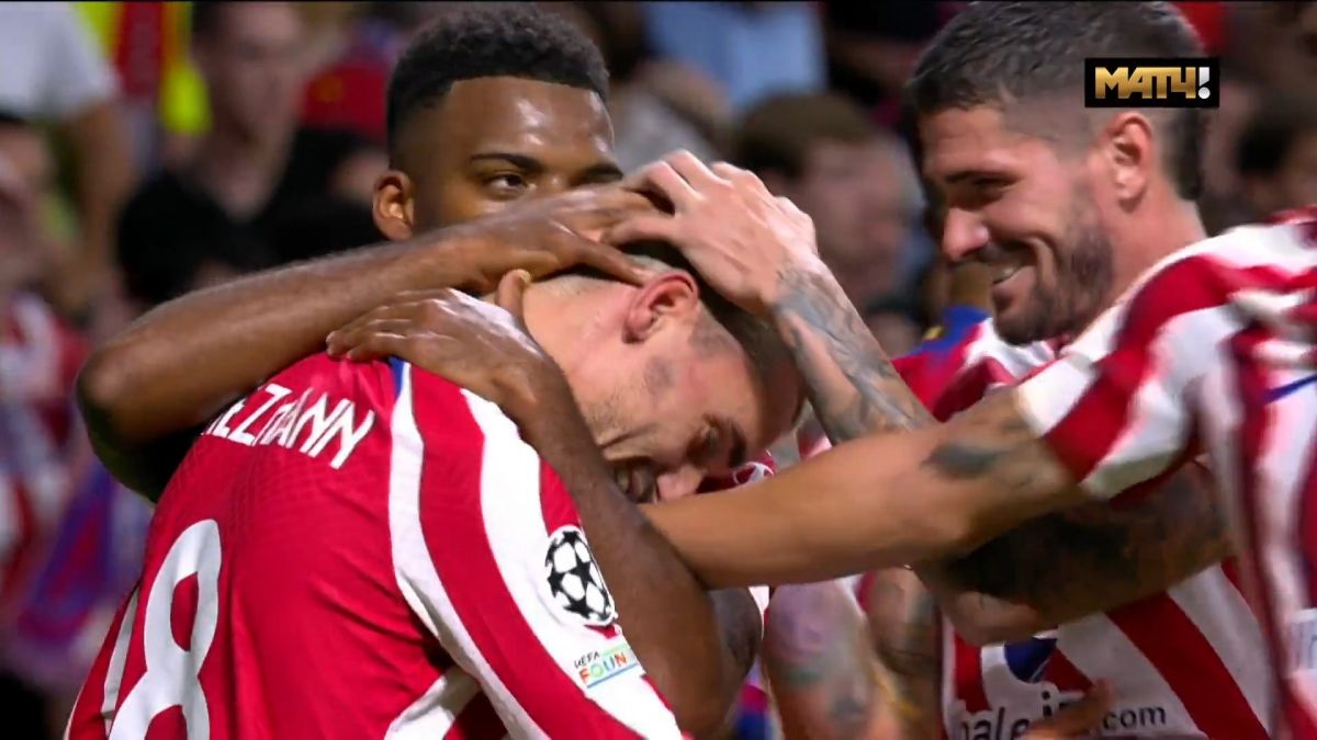 گل دوم اتلتیکو مادرید به پورتو (گریزمان دقیقه 101)