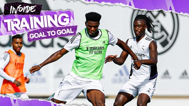 تمرین رئال مادرید برای تقابل با مایورکا