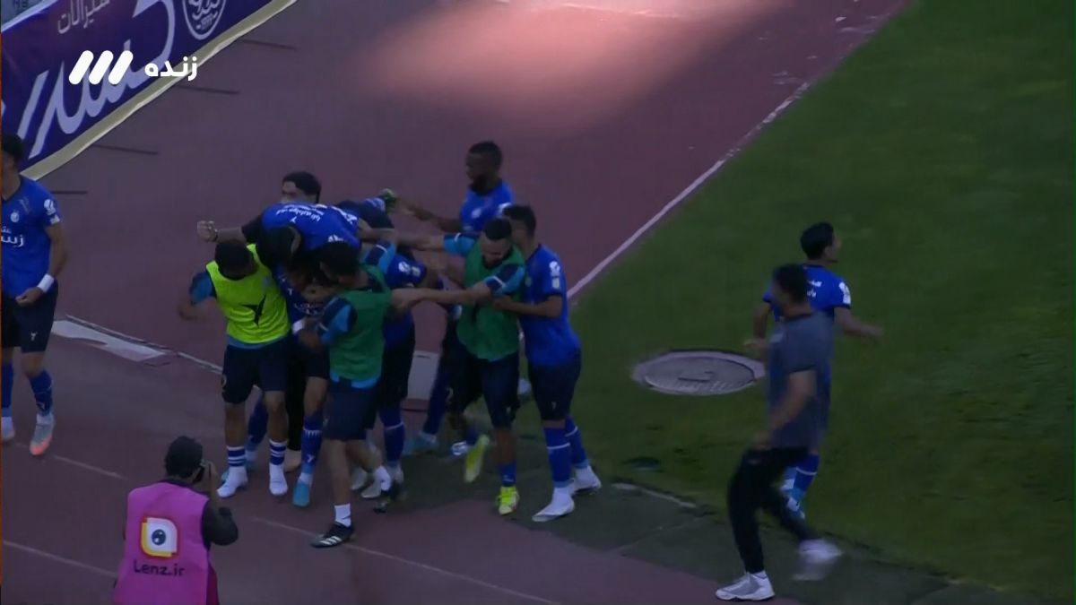 گل اول استقلال به نساجی مازندران (پیمان بابایی)