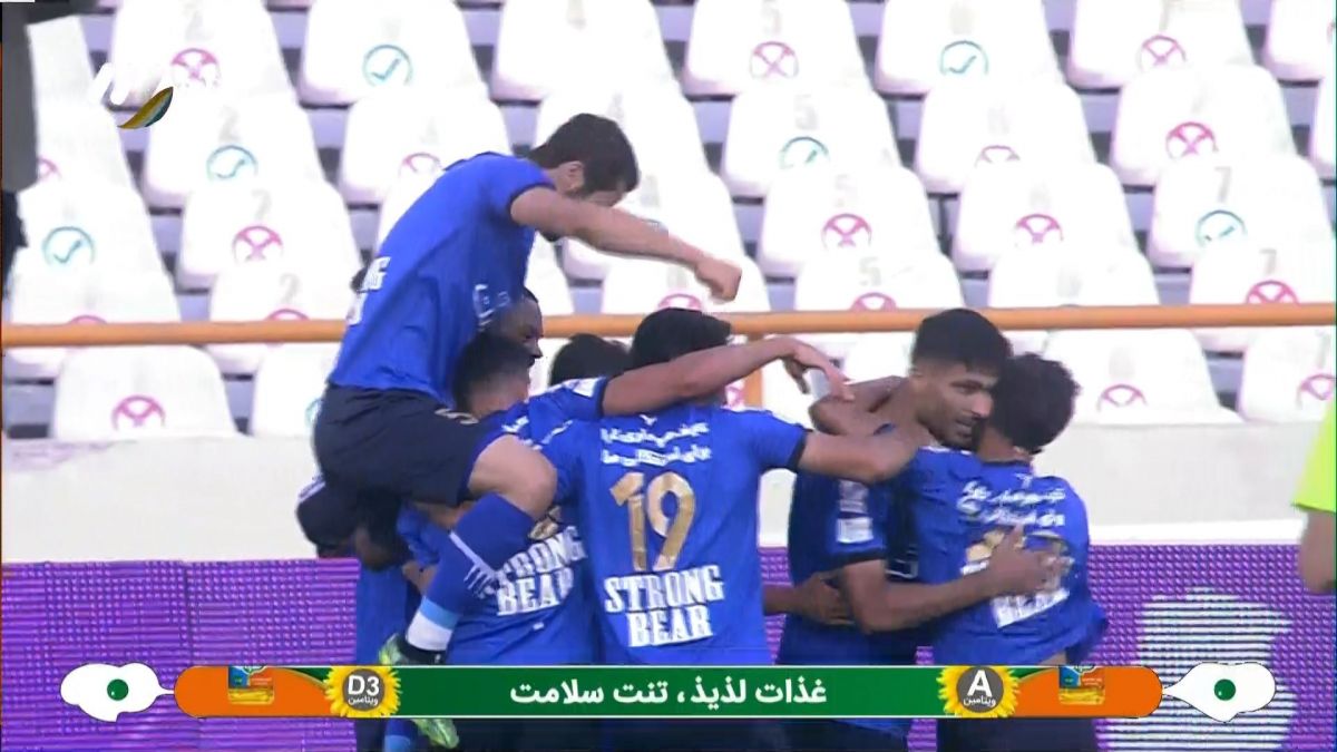 گل سوم استقلال به نساجی مازندران (محمد محبی)