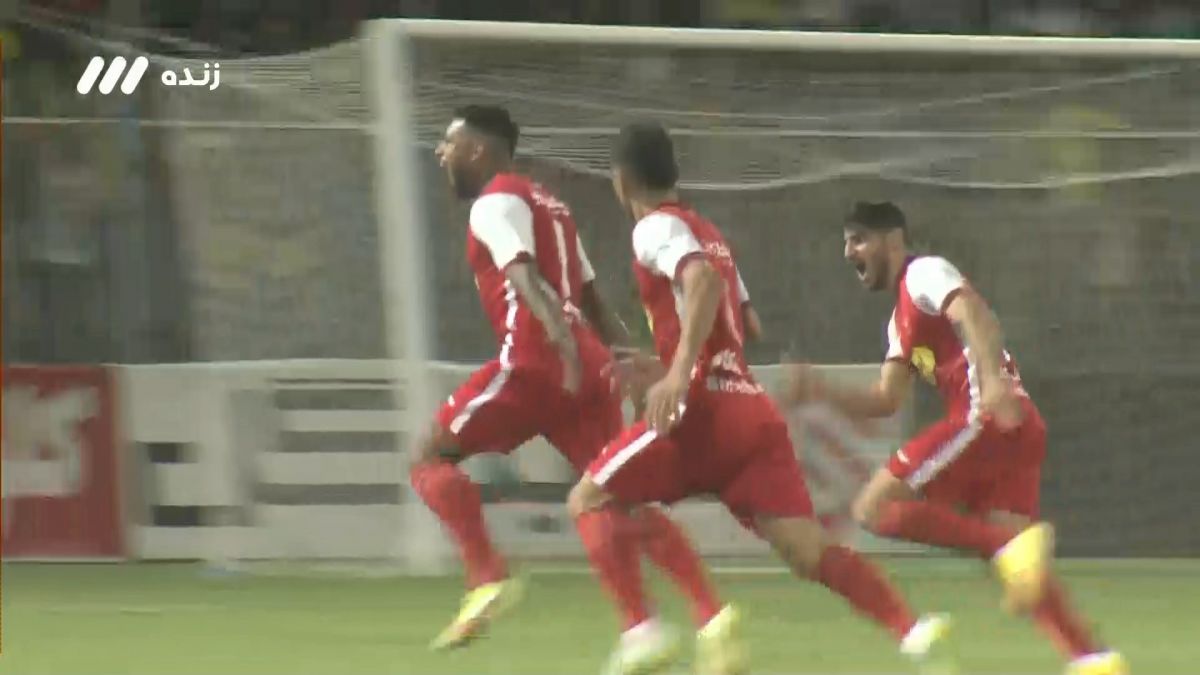 گل دوم پرسپولیس به نفت مسجدسلیمان (دبل لوکادیا)