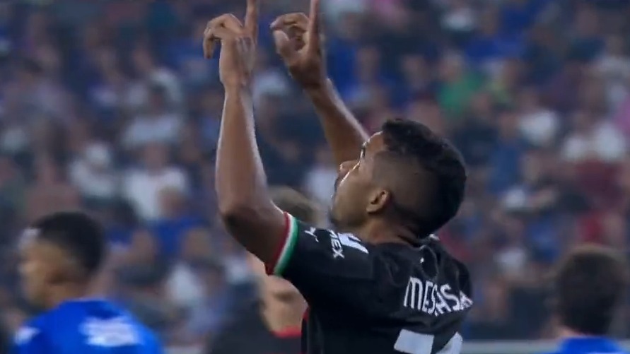 گل اول میلان به سمپدوریا (مسیاس)