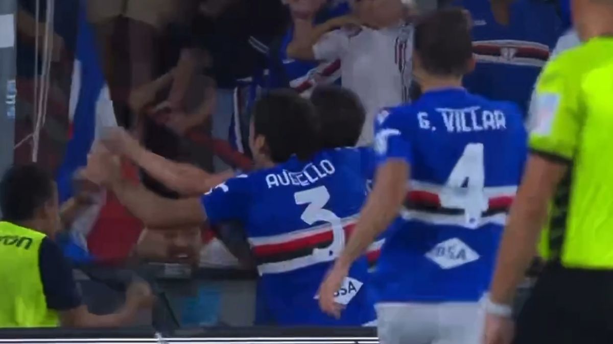 گل اول سمپدوریا به میلان (جوریچیچ)