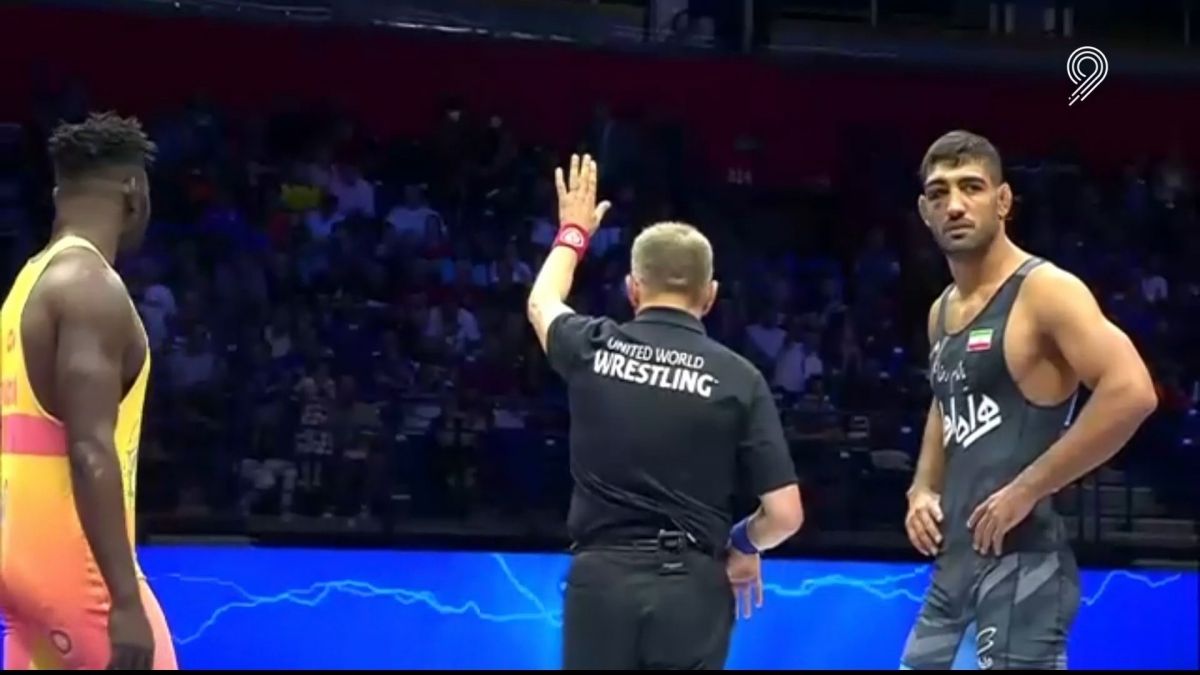 صعود ناصر علیزاده به دیدار رده بندی وزن 87 کیلوگرم (کشتی فرنگی قهرمانی جهان 2022)