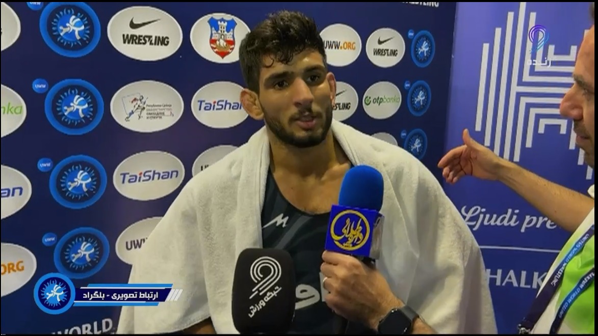 برد دلچسب علیرضا نجاتی در مقابل نماینده آلمان (کشتی فرنگی قهرمانی جهان 2022)