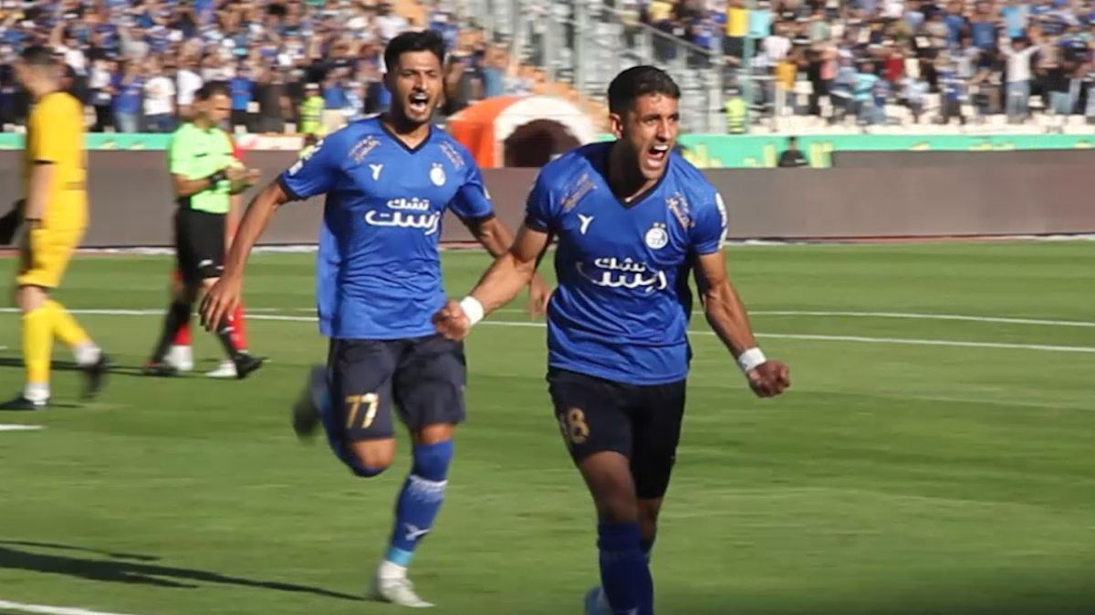 گل های استقلال مقابل نساجی از زاویه دوربین فوتبالی