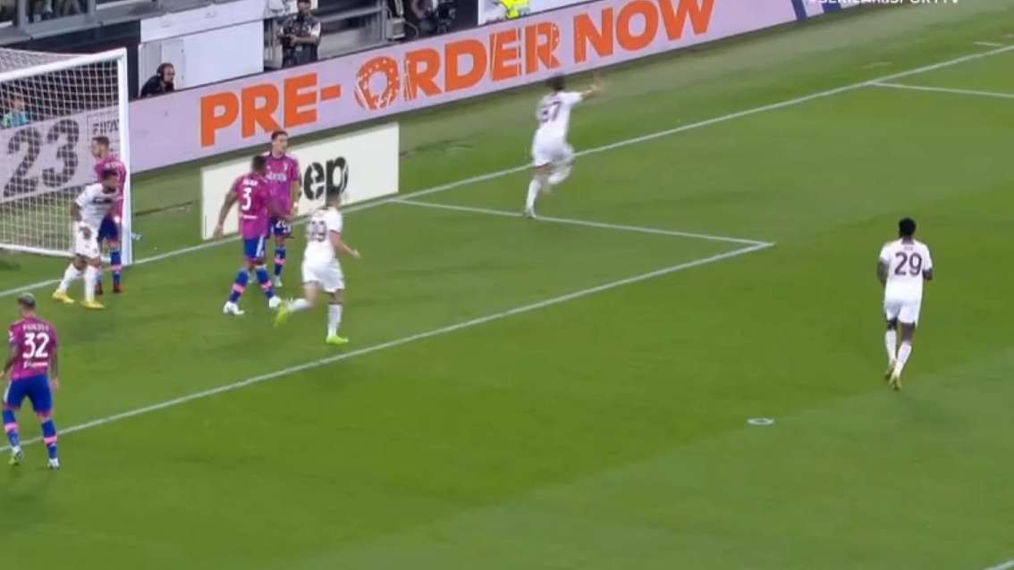 گل اول سالرنیتانا به یوونتوس (کاندروا)