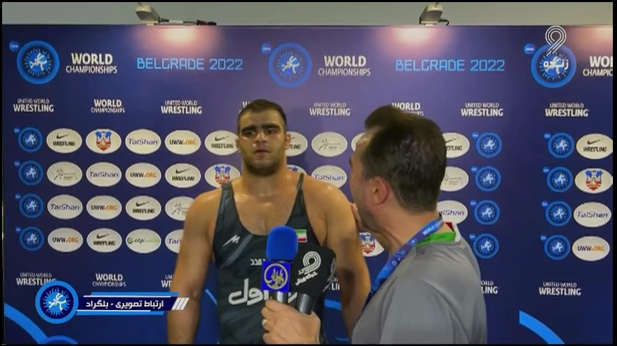صعود امین میرزازاده به فینال با پیروزی برابر نماینده لیتوانی (کشتی فرنگی قهرمانی جهان 2022)