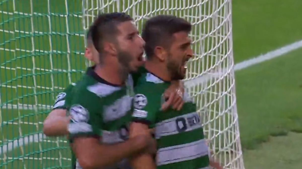 گل اول اسپورتینگ به تاتنهام (پائولینیو دقیقه 90)