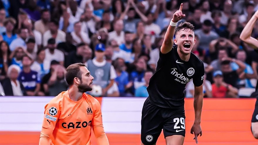 خلاصه بازی مارسی 0-1 اینتراخت فرانکفورت