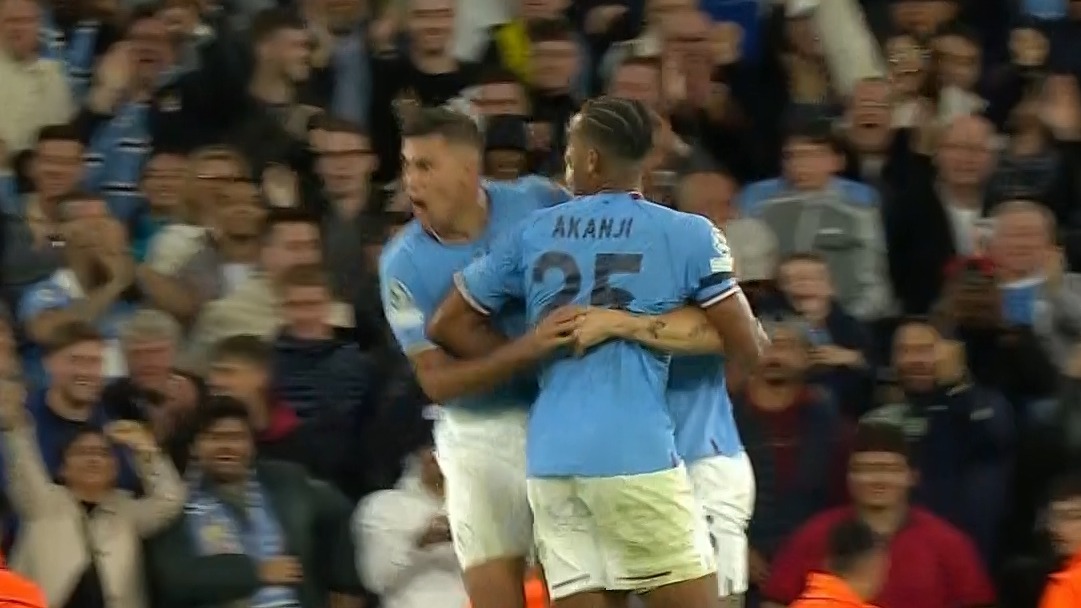 گل اول منچسترسیتی به دورتموند (سوپرگل استونز)