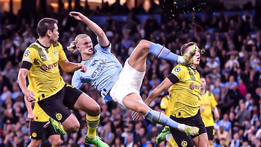 خلاصه بازی منچسترسیتی 2-1 دورتموند (سوپرگل هالند)