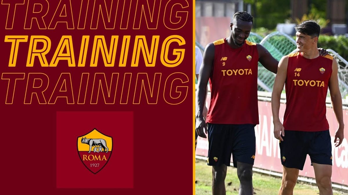 تمرین رم برای دیدار مقابل هلسینکی در لیگ اروپا