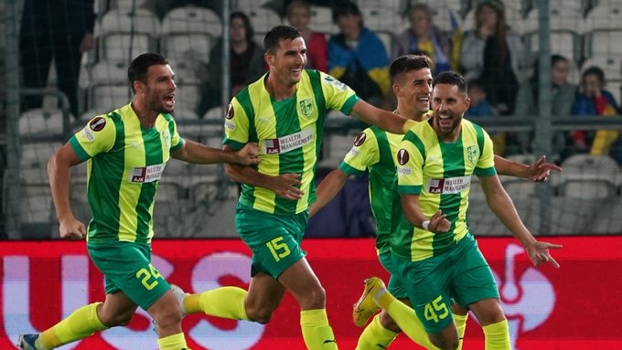 گل بازی دیناموکیف 0-1 لارناکا (سوپرکاشته آدام)