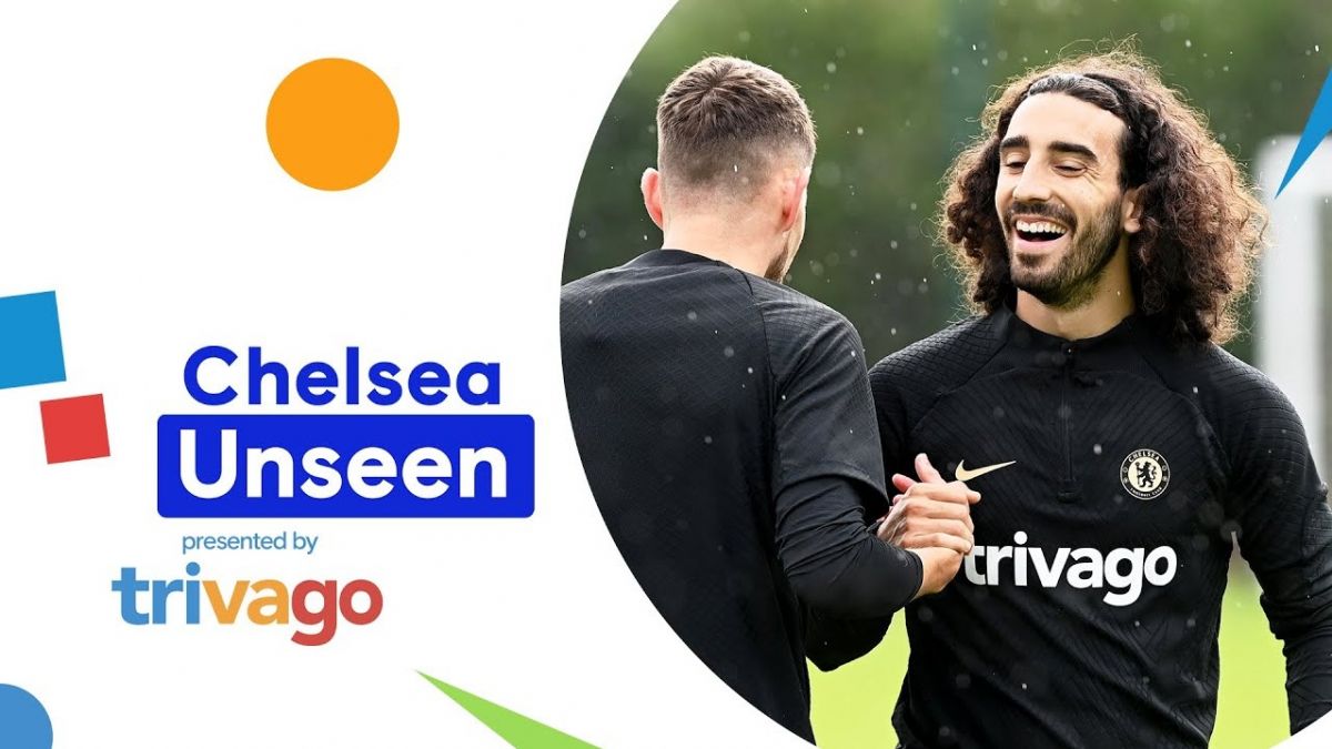 چالش تنیس فوتبال بازیکنان چلسی در تمرین