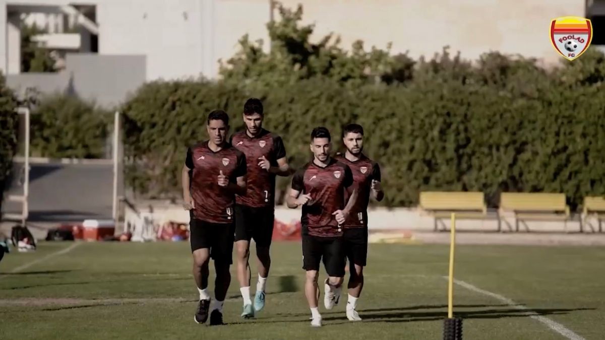 تمرینات شاداب تیم فولاد خوزستان