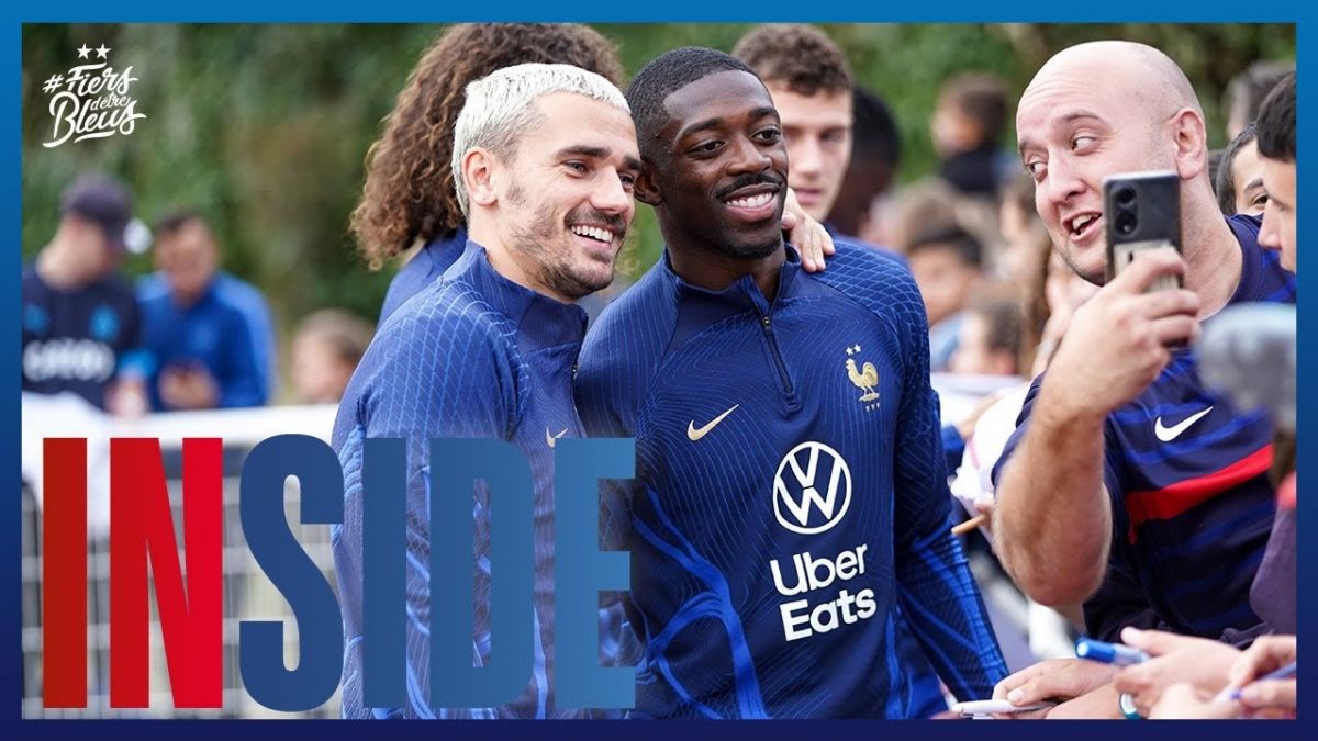 امضا و سلفی بازیکنان تیم ملی فرانسه با هواداران