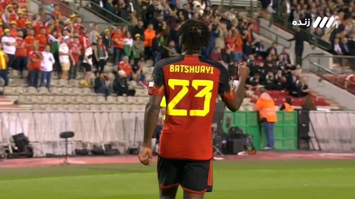 گل دوم بلژیک به ولز (باتشوایی)