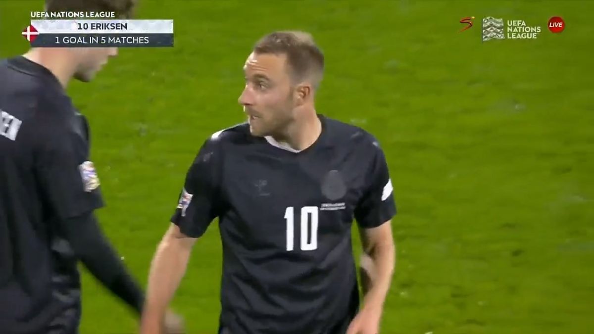 گل اول دانمارک به کرواسی (سوپرگل کریستین اریکسن)