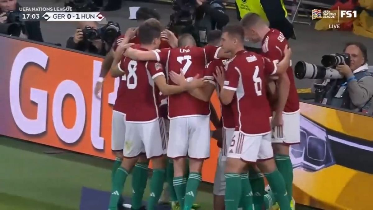 گل اول مجارستان به آلمان (گل زیبای آدام سالای)