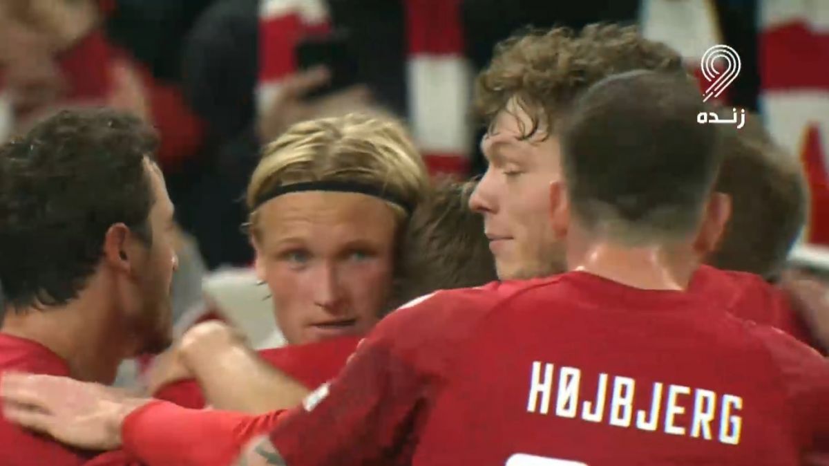 گل اول دانمارک به فرانسه (دالبرگ)