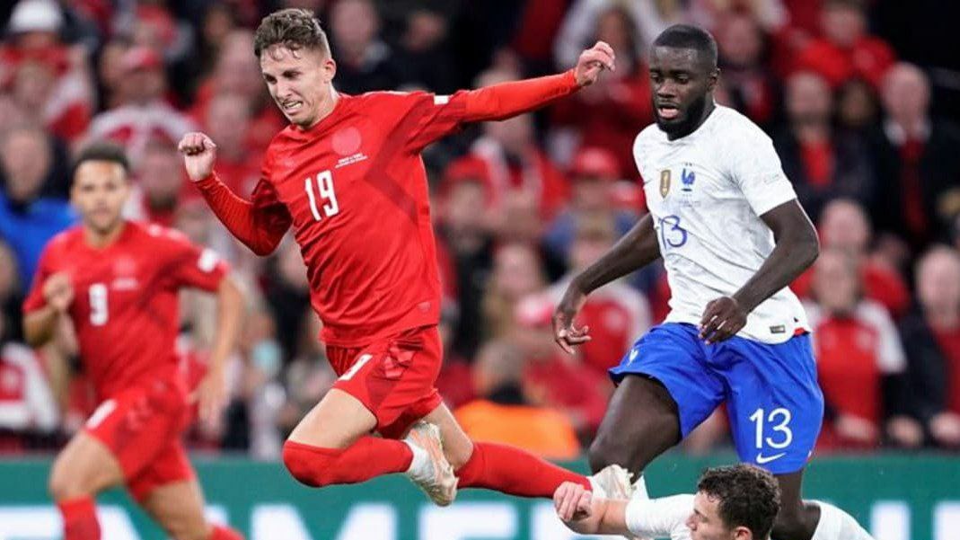 خلاصه بازی دانمارک 2-0 فرانسه