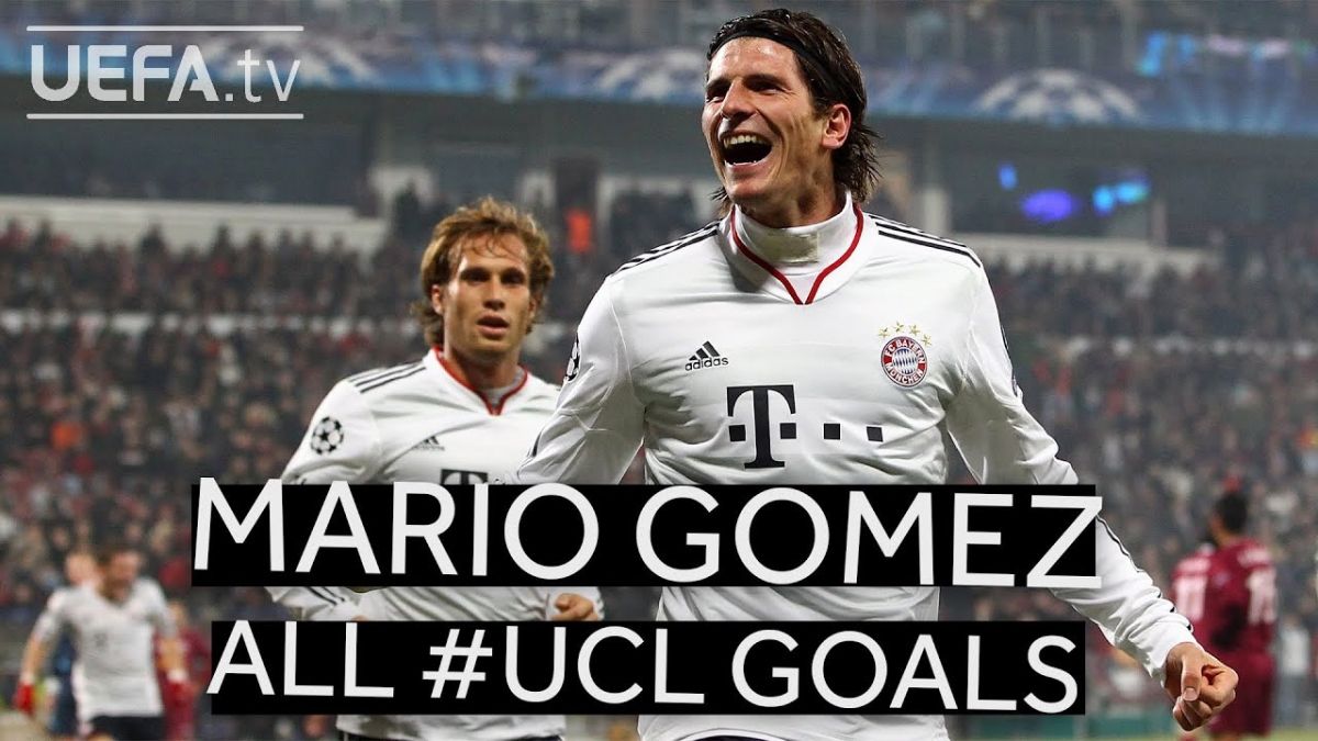 تمام گل های ماریو گومز در لیگ قهرمانان اروپا
