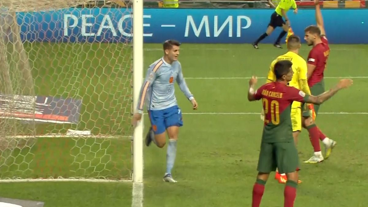 خلاصه بازی پرتغال 0-1 اسپانیا (صعود به نیمه نهایی با گل موراتا)