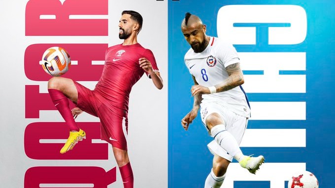 خلاصه بازی قطر 2-2 شیلی (سوپرگل الهیدوس / گلزنی ویدال و الکسیس)