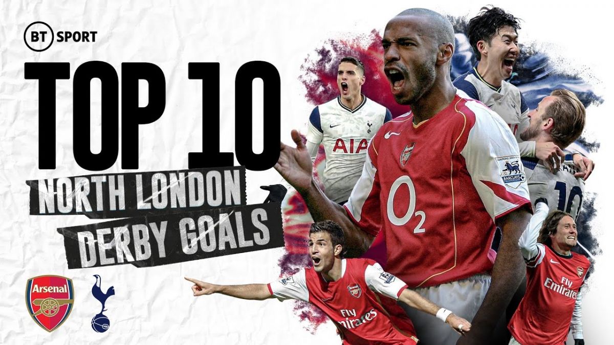 10 گل برتر تقابل های آرسنال و تاتنهام