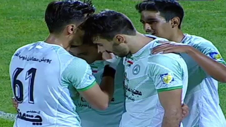 گل اول ذوب آهن به پیکان (شوت زیبای آشوری)