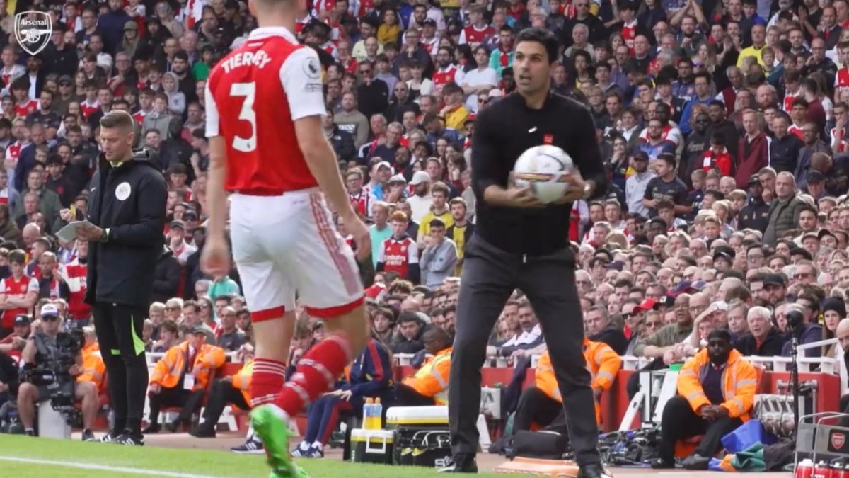 ری‌اکشن های جالب آرتتا در جریان دیدار با تاتنهام