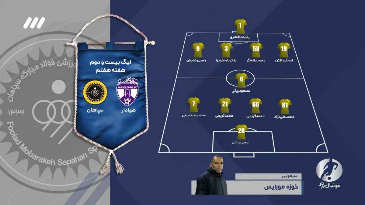 فوتبال برتر/ حواشی بازی هوادار 1-2 سپاهان