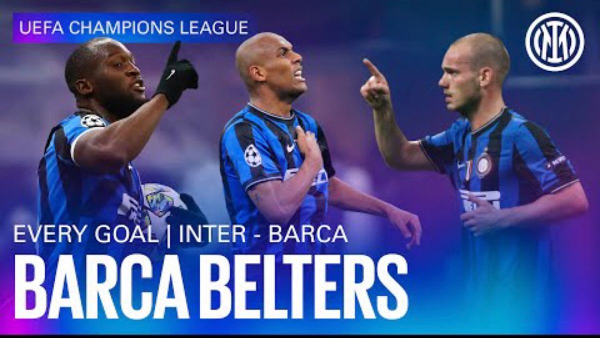 گل های خاطره انگیز اینتر در مقابل بارسلونا