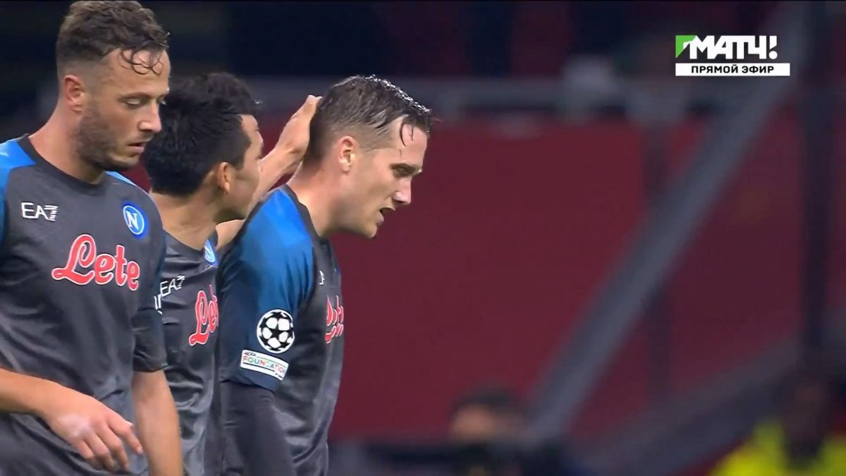 گل سوم ناپولی به آژاکس (زیلنسکی)