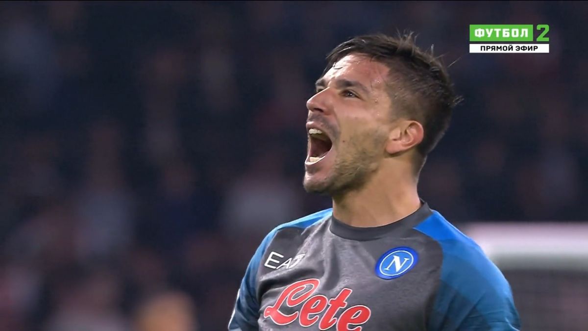 گل ششم ناپولی به آژاکس (جیووانی سیمئونه)