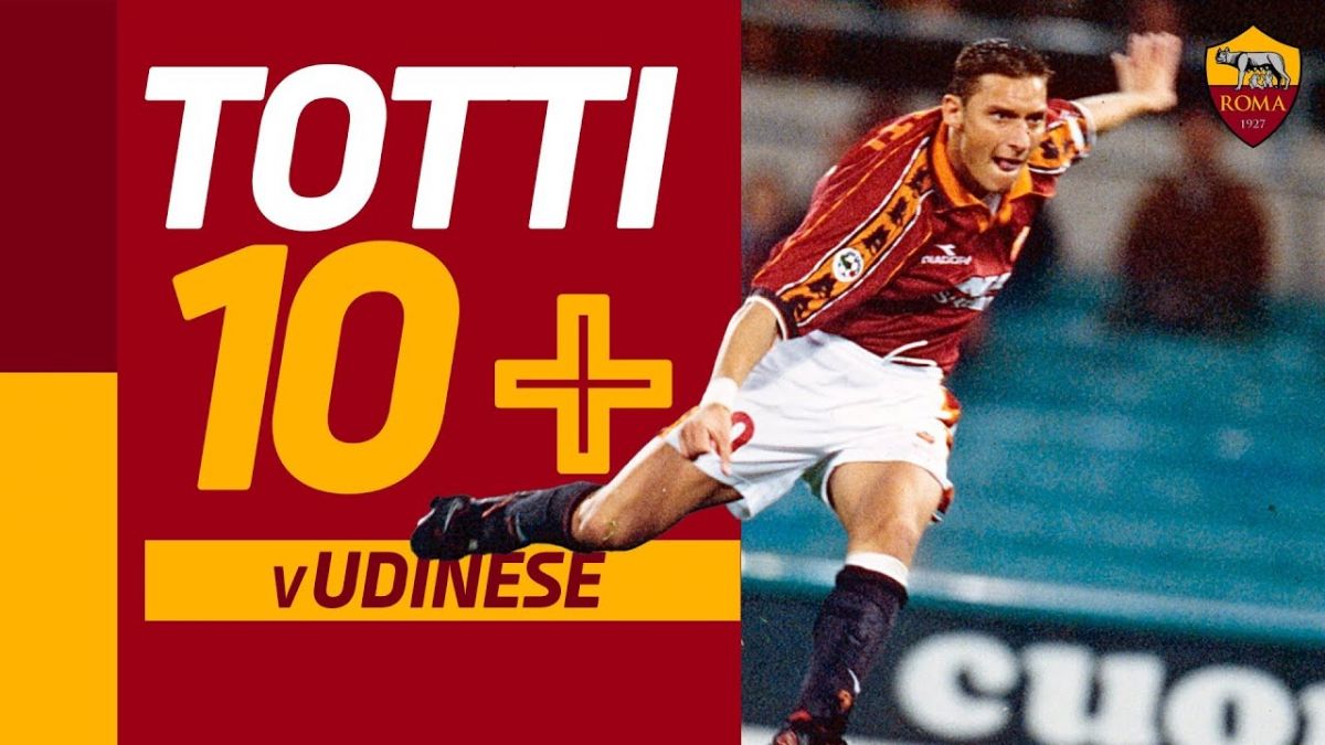 12 گل فرانچسکو توتی مقابل اودینزه